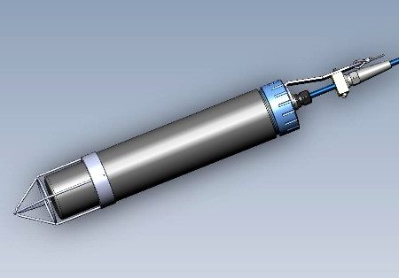 Intelligent NaI(Tl) gamma underwater probe