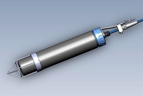 Intelligent NaI(Tl) gamma underwater probe