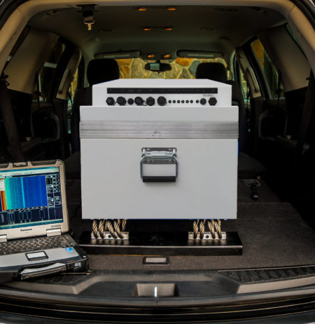 A Stand-off Integrated Radiation Information System installed in a vehicle