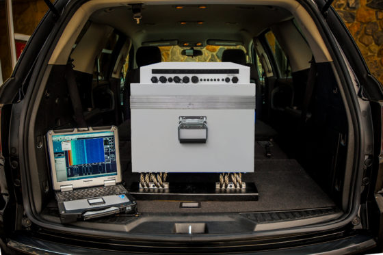 A Stand-off Integrated Radiation Information System installed in a vehicle