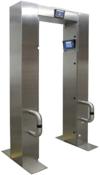 A stainless-steel portal monitor with large plastic scintillation detectors